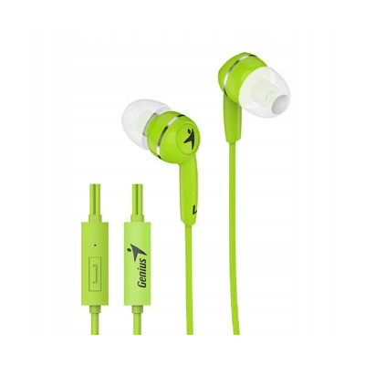 Genius HS-M320 słuchawki, przewodowa, zielony, douszne typ 3.5 mm jack