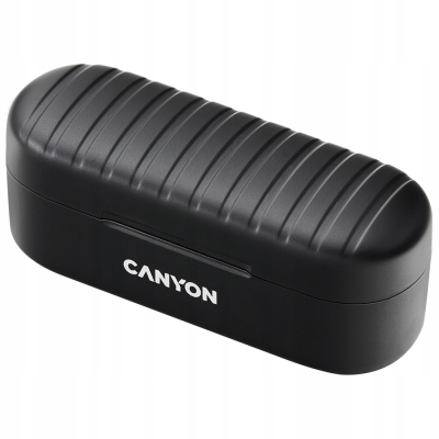 CANYON Słuchawki dokanałowe TWS-1 Czarne