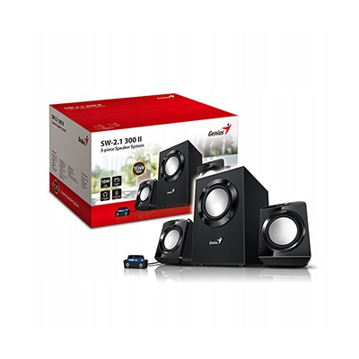 Genius głośniki SW-2.1 300 ver.II, 2.1, 10W, czarne