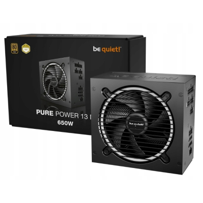 BE QUIET! Zasilacz Pure Power 13 M 650W ATX 3.1 80+ GOLD