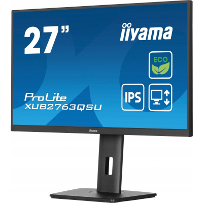 IIYAMA Monitor 27 cali ProLite XUB2763QSU-B1 IPS QHD HAS 100Hz