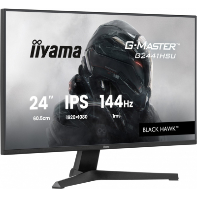 Monitor iiyama 23,8 cala G2441HSU-B1 IPS FHD 144Hz 1ms 2xUSB 350cd HDMI DP
