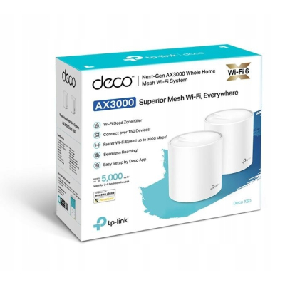 TP-LINK System WiFi AX5400 Deco X60(2-pak )