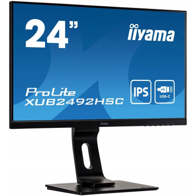 IIyama Monitor 24 cale XUB2492HSC-B IPS, FHD, USB