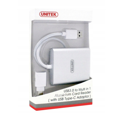 Unitek Y-9313D USB3 TYP-C czytnik kart All-in-One