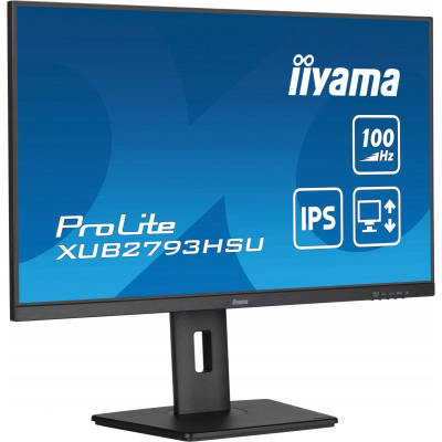 IIYAMA Monitor 27 cali XUB2793HSU-B7 IPS HDMI DP 2x2W USBx2 300cd