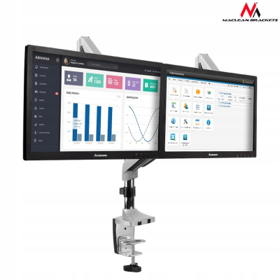 Maclean Uchwyt na 2 monitory MC-765 13-32