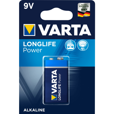 VARTA BATERIA ALKALICZNA Hi-voltage 9V (typ6LR61) ENERGY 1szt