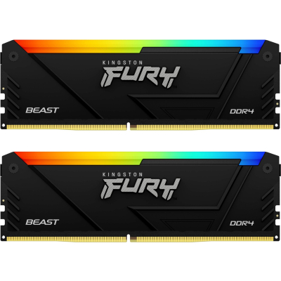 Kingston Pamięć DDR4 Fury Beast RGB 16GB(2* 8GB)/3200 CL16