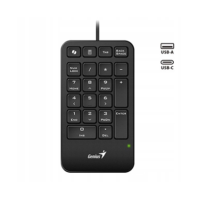 Genius NumPad 125 Copilot klawiatura numeryczna przewodowa czarna