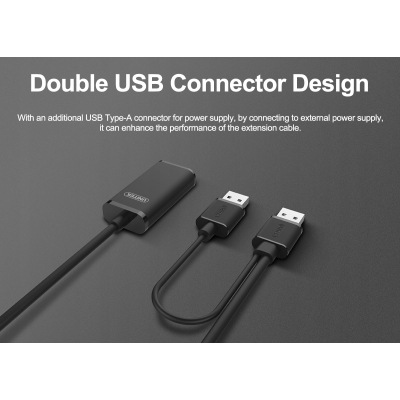 Unitek Y-277 Przedłużacz aktywny USB 2.0 5m