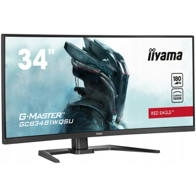 IIYAMA Monitor 34 cale GCB3481WQSU-B1 VA UWQHD 180HZ 0.3ms 500cd