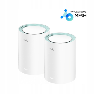CUDY Zestaw 2 wydajnych routerów System WiFi Mesh M1300  AC1200 Sklep KOZIENICE RADOM