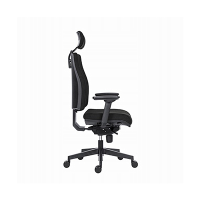 Powerton ERGO JANA Ergonomiczny fotel biurowy, Czarny