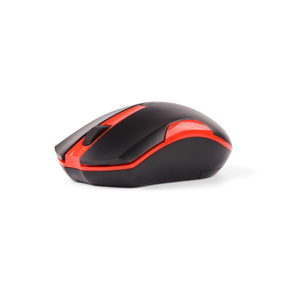 A4Tech Mysz bezprzewodowa G3-200N-1 Black+Red sensor optyczny A4TMYS46038