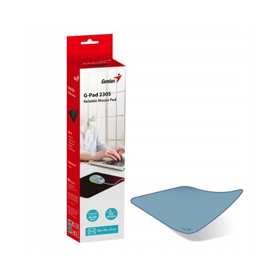 Genius G-Pad 230S Podkładka pod mysz tkanina, niebiesko-szara