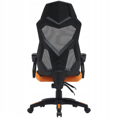 Canyon Flow MCH01 fotel gamingowy Mesh czarno-pomarańczowy