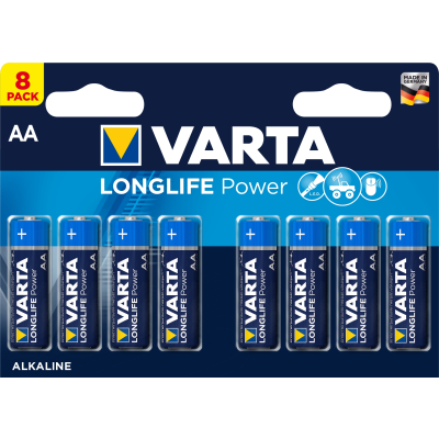 VARTA BATERIE ALKALICZNE R6 (AA) LONGLIFE POWER 8szt