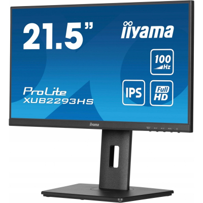IIYAMA Monitor 22 cale XUB2293HS-B6 IPS HDMI DP HAS(150mm)