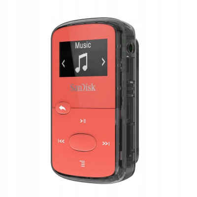 SANDISK Odtwarzacz MP3 Clip Jam 8GB Radio Czerwony