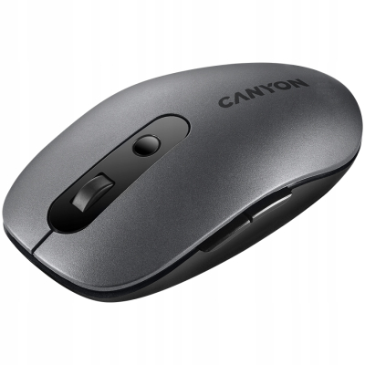 CANYON Mysz bezprzewodowa MW-9 Dwa Tryby Szara