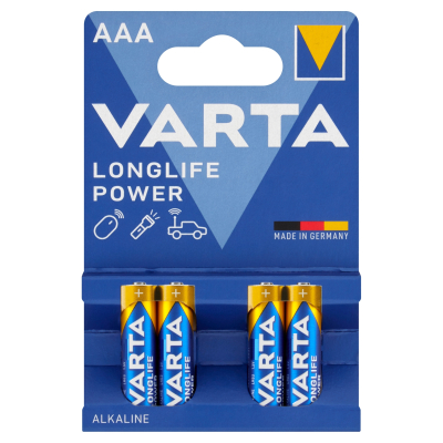 VARTA BATERIE ALKALICZNE R3 (AAA) LONGLIFE POWER 4szt