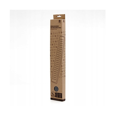 Powerton ERGO DARK EDITION Podkładka przed klawiaturę piana, szara