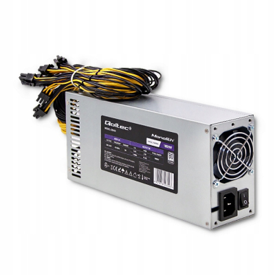 Qoltec Zasilacz PCI-E 1800W 80 Plus Platinum Data mining