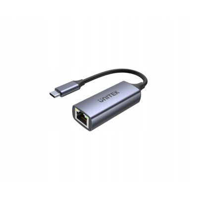 Unitek Adapter USB-C - RJ45 1Gbit LAN, PD 100W