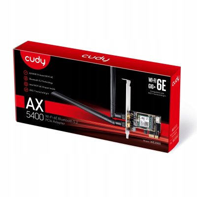 CUDY Karta sieciowa WE3000 WiFi AX5400 PCI-E Sklep KOZIENICE RADOM