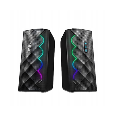 Marvo głośniki SG-269, 6W, czarne, Bluetooth, podświetlanie