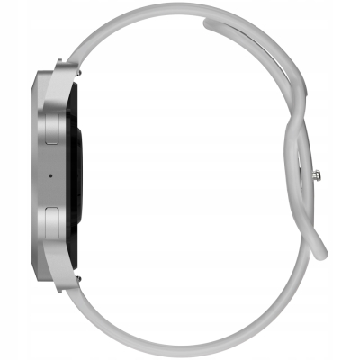 Canyon Hexagon SW 88 smartwatch z rozmowami Bluetooth, ekran AMOLED srebrny