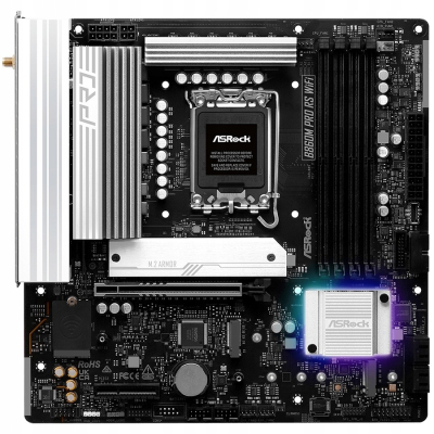 ASROCK MB Desktop B860M Pro Rs Wi-fi, S.1851, 4x DDR5, 1x PCIe 5.0 x16