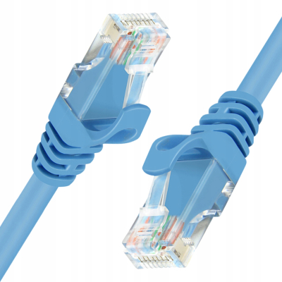 Unitek Y-C813ABL Patchcord UTP kat.6 niebieski 10m