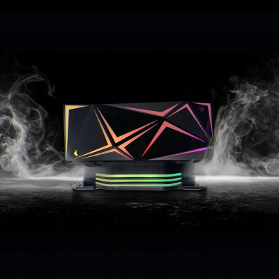 Rampage Octagon C50 Chłodzenie LGA1700/AM5 1800RPM 120mm ARGB Czarny