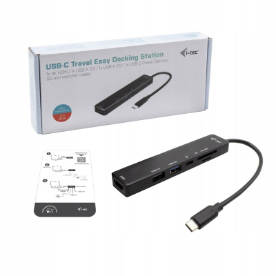 i-tec USB-C Travel Easy Dock 4K HDMI + Power 60W