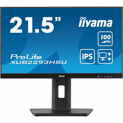 IIYAMA Monitor 21.5 cala ProLite XUB2293HSU-B6 IPS 100Hz HAS HDMI DP PIVOT Sklep KOZIENICE RADOM