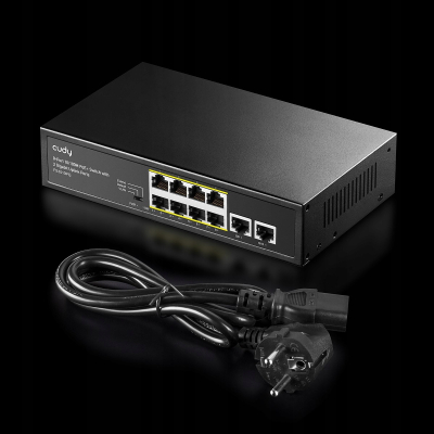 Cudy Przełącznik FS1010PG 8xFE PoE+ 120W 2xGigabit Uplink Sklep KOZIENICE RADOM