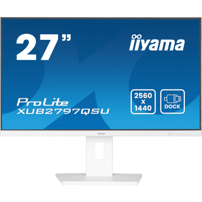 IIYAMA Monitor 27 cali XUB2797QSU-W2 IPS HDMI DP 100Hz QHD 300cd