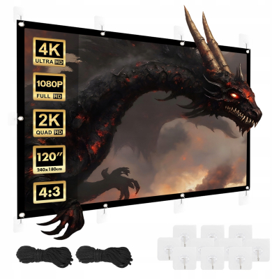 Maclean Ekran projekcyjny 120