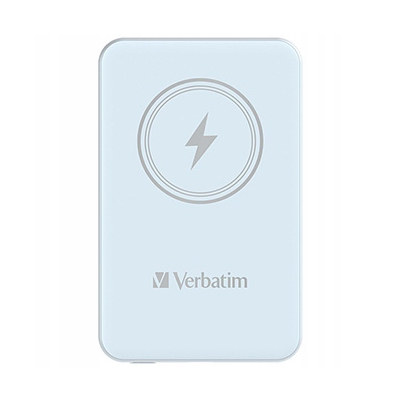 Verbatim, powerbank 5V, 5 000mAh, Mocowanie magnetyczne, niebieska