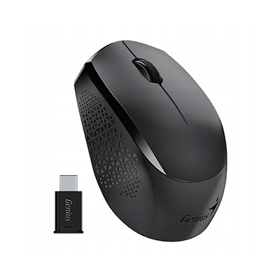 Genius NX-8000S Type-C Mysz bezprzewodowa, czarna, 1200DPI