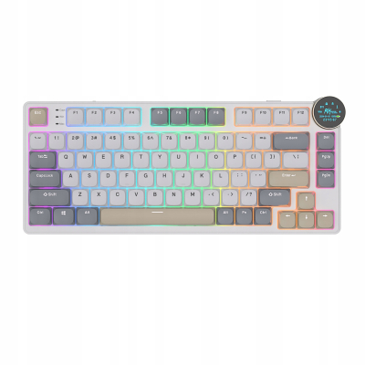 ROYAL KLUDGE RK N80 Pearly Dawn Gaming Keyboard Red switch