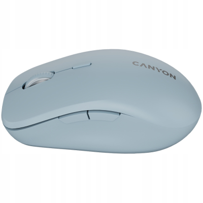 Canyon MW-12 - mysz bezprzewodowa Dual-Band 2.4 GHz + BT (niebieska)