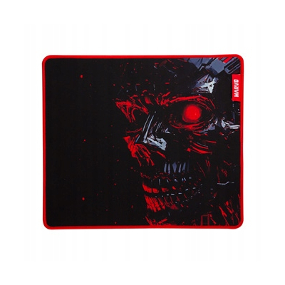 Marvo Podkładka pod mysz, Noob M, do gry, czarno-czerwona, 350 x 300 x 3 mm