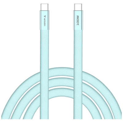 Verbatim USB-C kabel SoftTouch USB C - USB C 100W 1.2m niebieski, box 30276