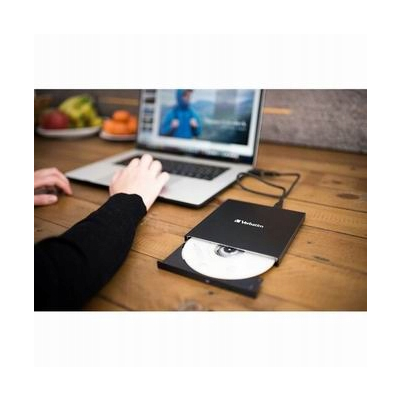 Verbatim Zewnętrzna nagrywarka Blu-Ray, 43889, USB 3.1, USB-C, 25GB MDISC