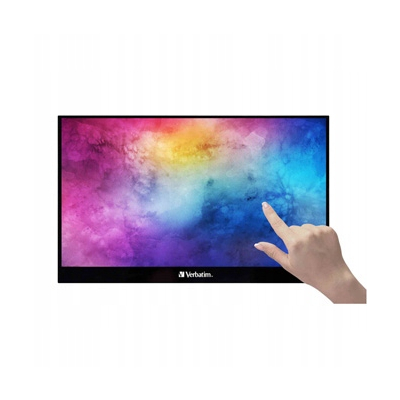 Verbatim monitor przenośny dotykowy PMT-17 17.3" Full HD (1920x1080), 60Hz