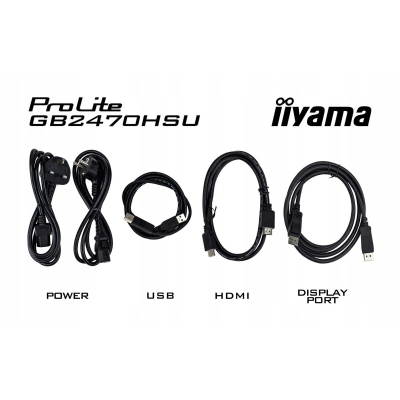 IIYAMA Monitor 24 cale GB2470HSU-B6 0.2ms IPS DP HDMI 180Hz