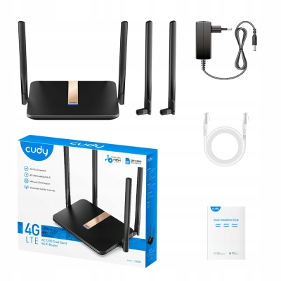 CUDY Router LT500D Mesh AC1200 4G LTE SIM Sklep KOZIENICE RADOM